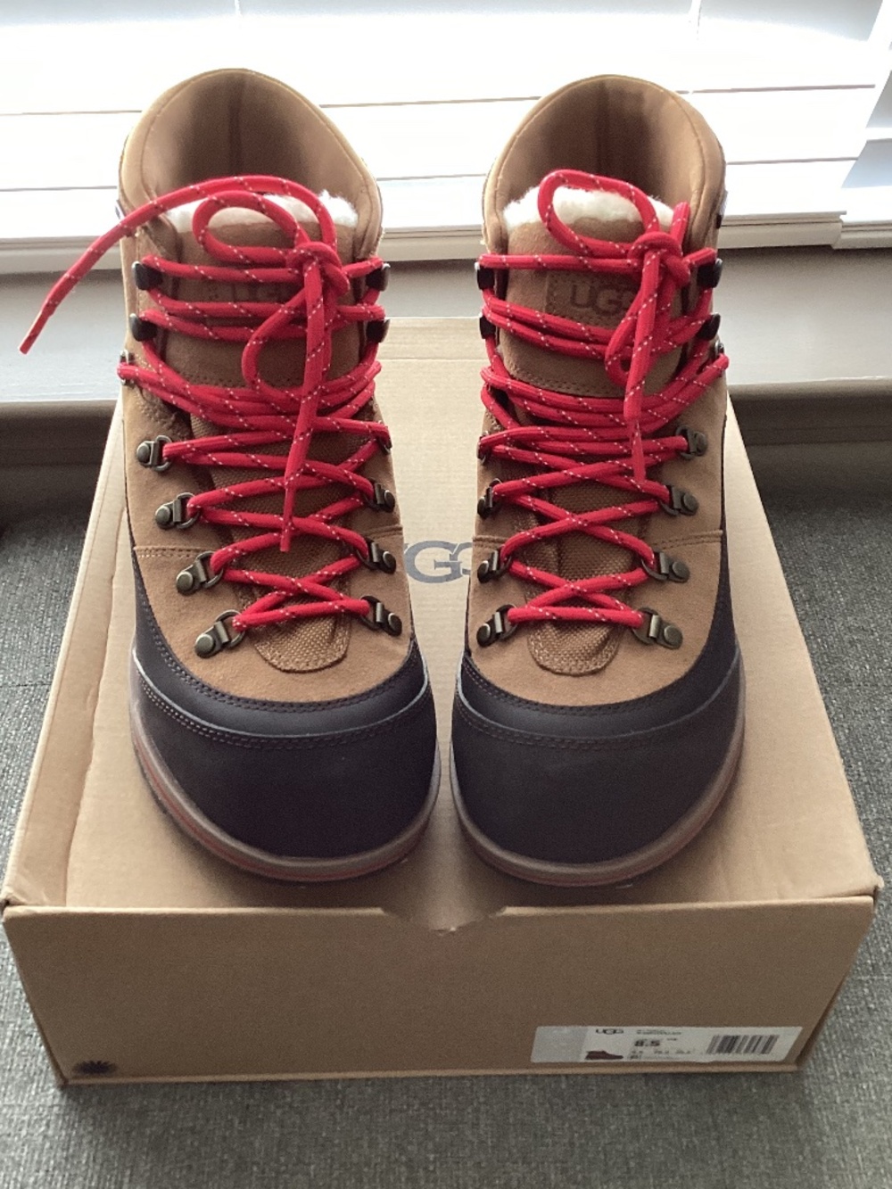UGG® Brecken Waterproof Lace-Up Boot, size 8.5